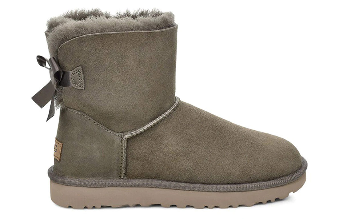 (W) UGG Mini Bailey Bow II 'Khaki ' 圖 2