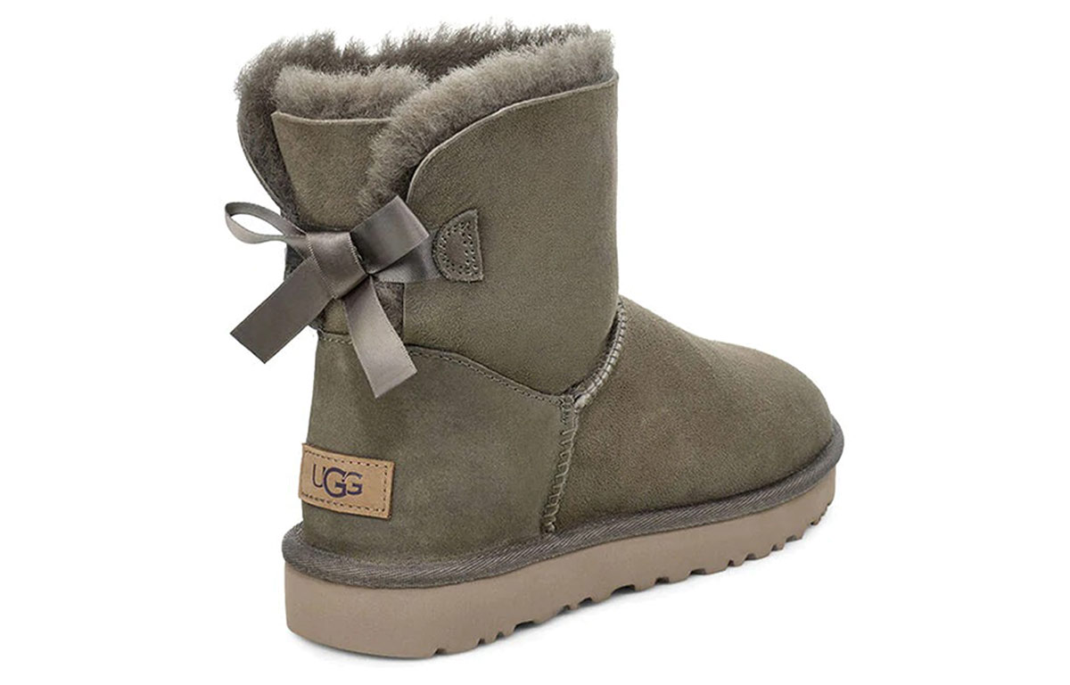 (W) UGG Mini Bailey Bow II 'Khaki ' 圖 4