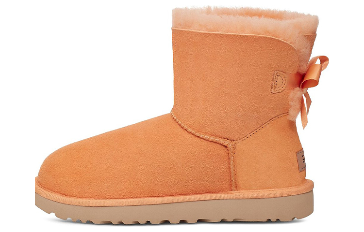 (W) UGG Mini Bailey Bow II 'Orange'