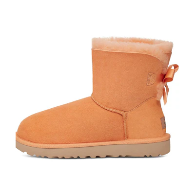 (W) UGG Mini Bailey Bow II 'Orange'