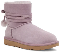 Lookbook (Women) UGG Mini Bailey Bow Pom 'Taupe Purple' 1125382-SHAD