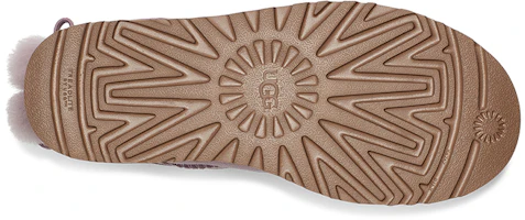 Details for (Women) UGG Mini Bailey Bow Pom 'Taupe Purple' 1125382-SHAD