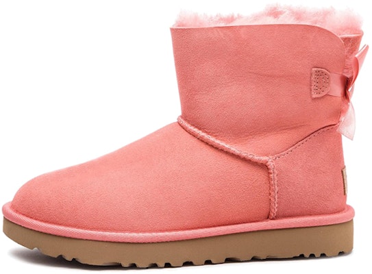 (Women) UGG Mini Bailey Bow II Fleece Lined Pink 1016501-LNT Buy (Women) UGG Mini Bailey Bow II Fleece Lined Pink 1016501-LNT