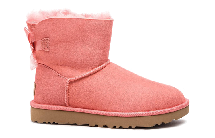(W) UGG Mini Bailey Bow II Fleece Lined Pink 圖 2