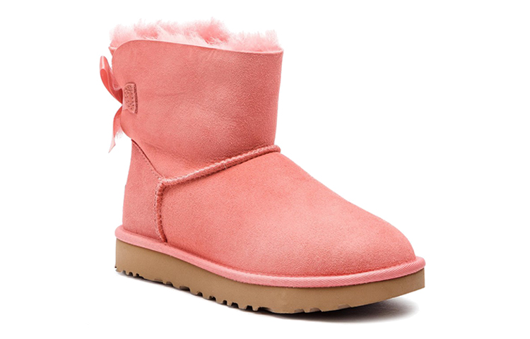(W) UGG Mini Bailey Bow II Fleece Lined Pink 圖 3