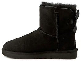 (Women) UGG Mini Bailey Bow II Black 1016501-BLK (Women) UGG Mini Bailey Bow II Black 1016501-BLK