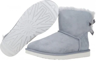 Sizing (W) UGG Mini Bailey Bow II Stiefel ''Grau'' 1016501-AFG