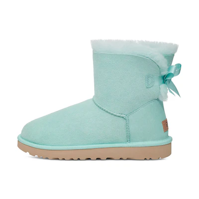 (W) UGG Mini Bailey Bow II Boot 'Sky Blue'
