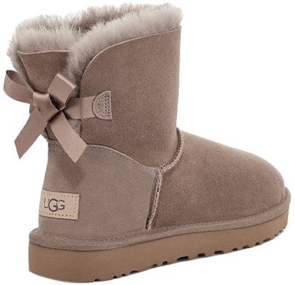 (Women) UGG Mini Bailey Bow II Boot Caribou 1016501-CRBO Shop (Women) UGG Mini Bailey Bow II Boot Caribou 1016501-CRBO