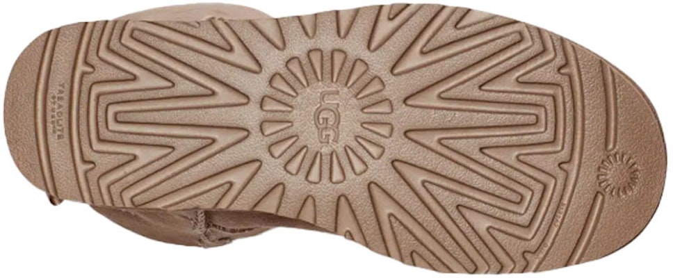 (Women) UGG Mini Bailey Bow II Boot Caribou 1016501-CRBO Details for (Women) UGG Mini Bailey Bow II Boot Caribou 1016501-CRBO