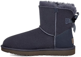 (Women) UGG Mini Bailey Bow II Boot Eve Blue 1016501-EVB (Women) UGG Mini Bailey Bow II Boot Eve Blue 1016501-EVB