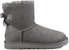 (W) UGG Mini Bailey Bow II But Kelabu 1016501-GREY