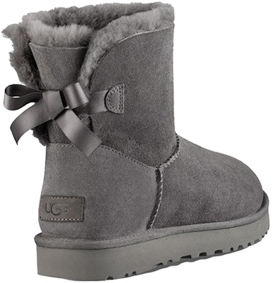 (Women) UGG Mini Bailey Bow II Boot Grey 1016501-GREY Shop (Women) UGG Mini Bailey Bow II Boot Grey 1016501-GREY