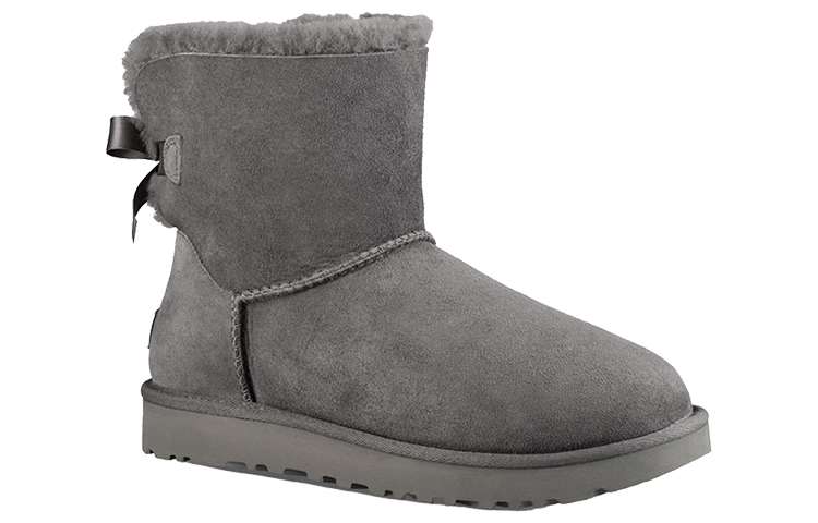 Shop (W) Botas UGG Mini Bailey Bow II Gris Mujer 1016501-GREY