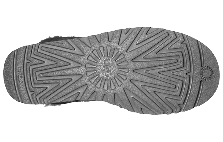 Sizing (W) Botas UGG Mini Bailey Bow II Gris Mujer 1016501-GREY