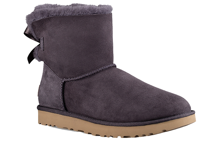(W) UGG Mini Bailey Bow II Boot Snow boots Purple/Grey 圖 3