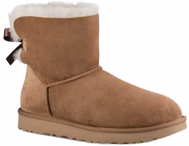 Lookbook (女款)UGG迷你Bailey Bow II栗色1016501-CHE