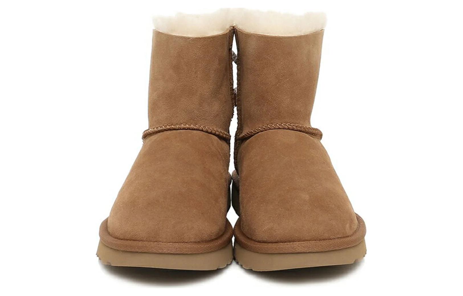 Shop (W) UGG Mini Bailey Bow II Coklat Chestnut 1016501-CHE