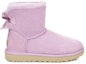 Order (W) UGG Mini Bailey Bow II Fleece Lined Merah Muda Ungu 1016501-CATR