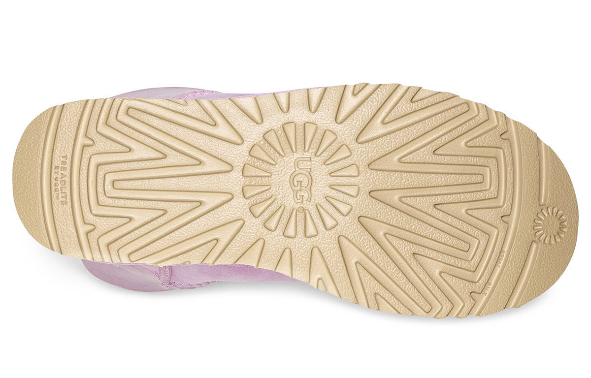 (W) UGG Mini Bailey Bow II Fleece Lined Pink Purple 圖 6