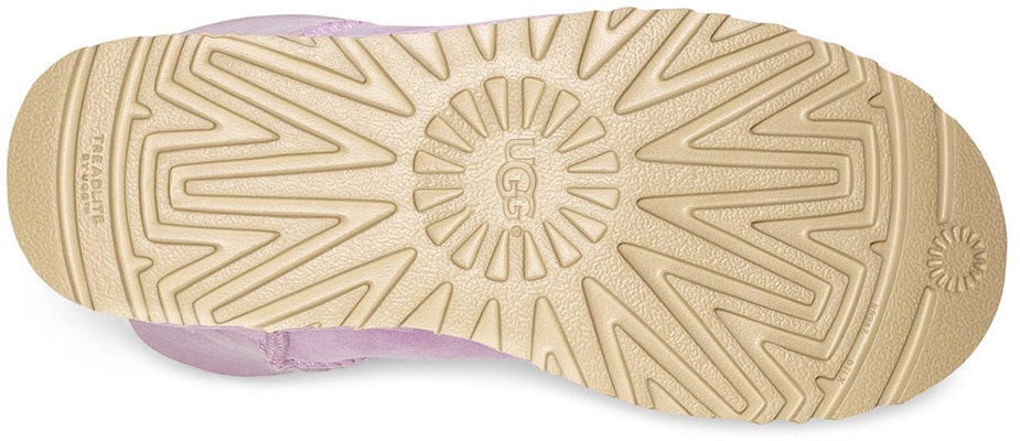 (W) UGG Mini Bailey Bow II Fleece Lined Merah Muda Ungu 1016501-CATR Details for (W) UGG Mini Bailey Bow II Fleece Lined Merah Muda Ungu 1016501-CATR