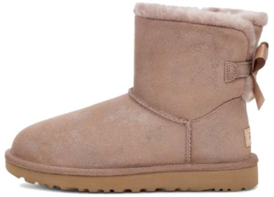 (Women) UGG Mini Bailey Bow II Shimmer 1112533-CRBO Buy (Women) UGG Mini Bailey Bow II Shimmer 1112533-CRBO