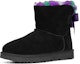 Order (W) UGG But Mini Bailey Bow Plaid Punk 'Hitam Ungu' 1130594-BLK