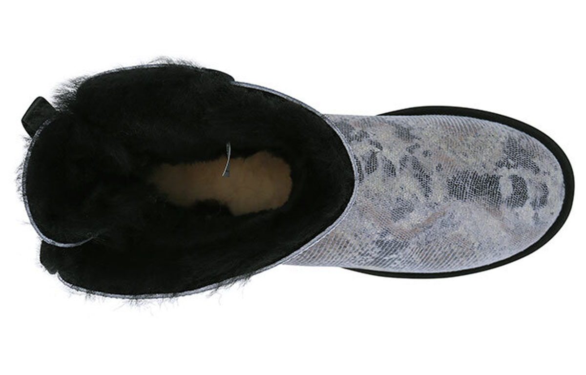 Purchase (W) UGGミニベイリーボウ スネーク (ブラックグレー) 1091581-BLK