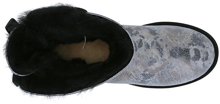 (W) UGGミニベイリーボウ スネーク (ブラックグレー) 1091581-BLK Purchase (W) UGGミニベイリーボウ スネーク (ブラックグレー) 1091581-BLK