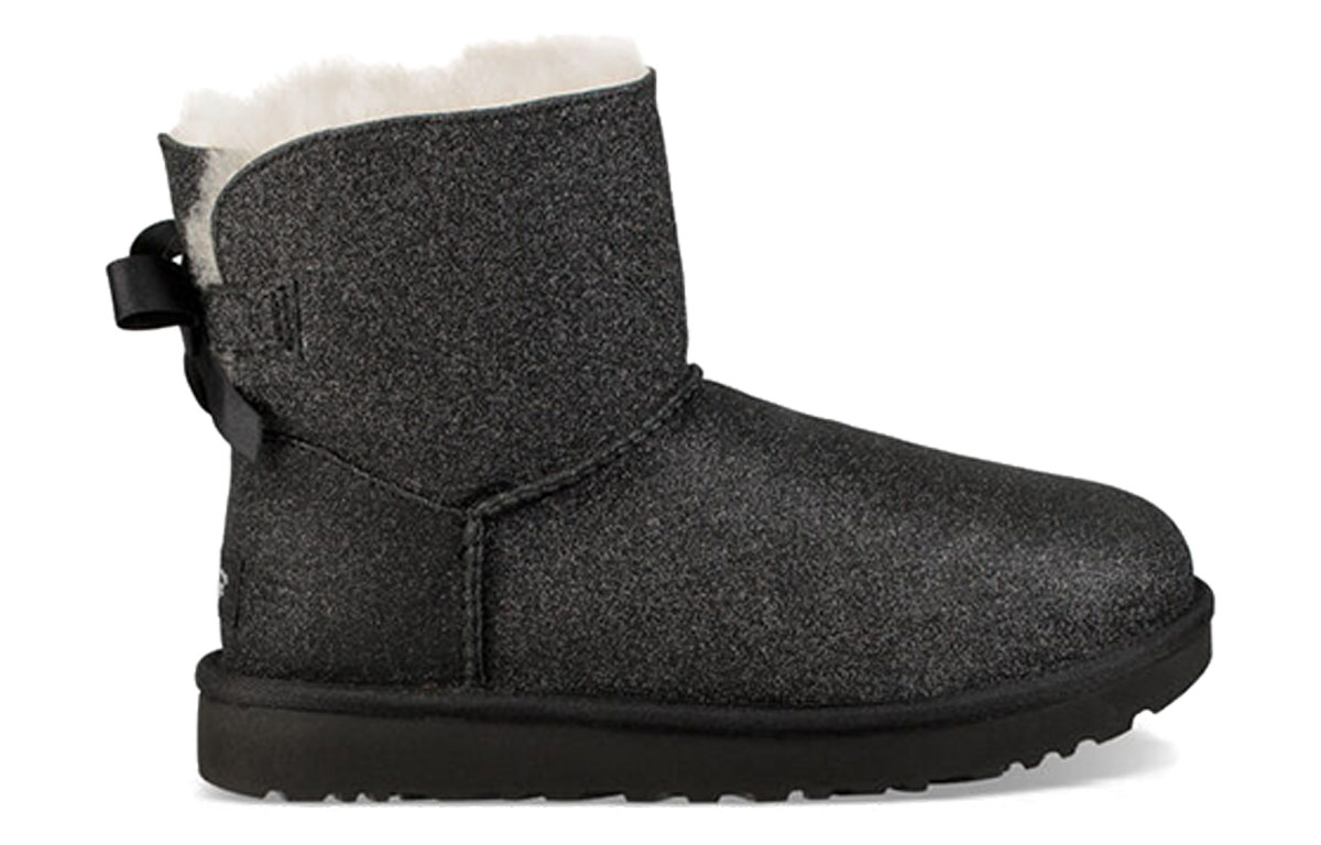 Order (W) UGG Mini Bailey Bow Sparkle 'Hitam' 1100053-BLK