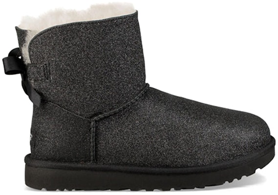 (W) UGG Mini Bailey Bow Sparkle 'Hitam' 1100053-BLK Order (W) UGG Mini Bailey Bow Sparkle 'Hitam' 1100053-BLK