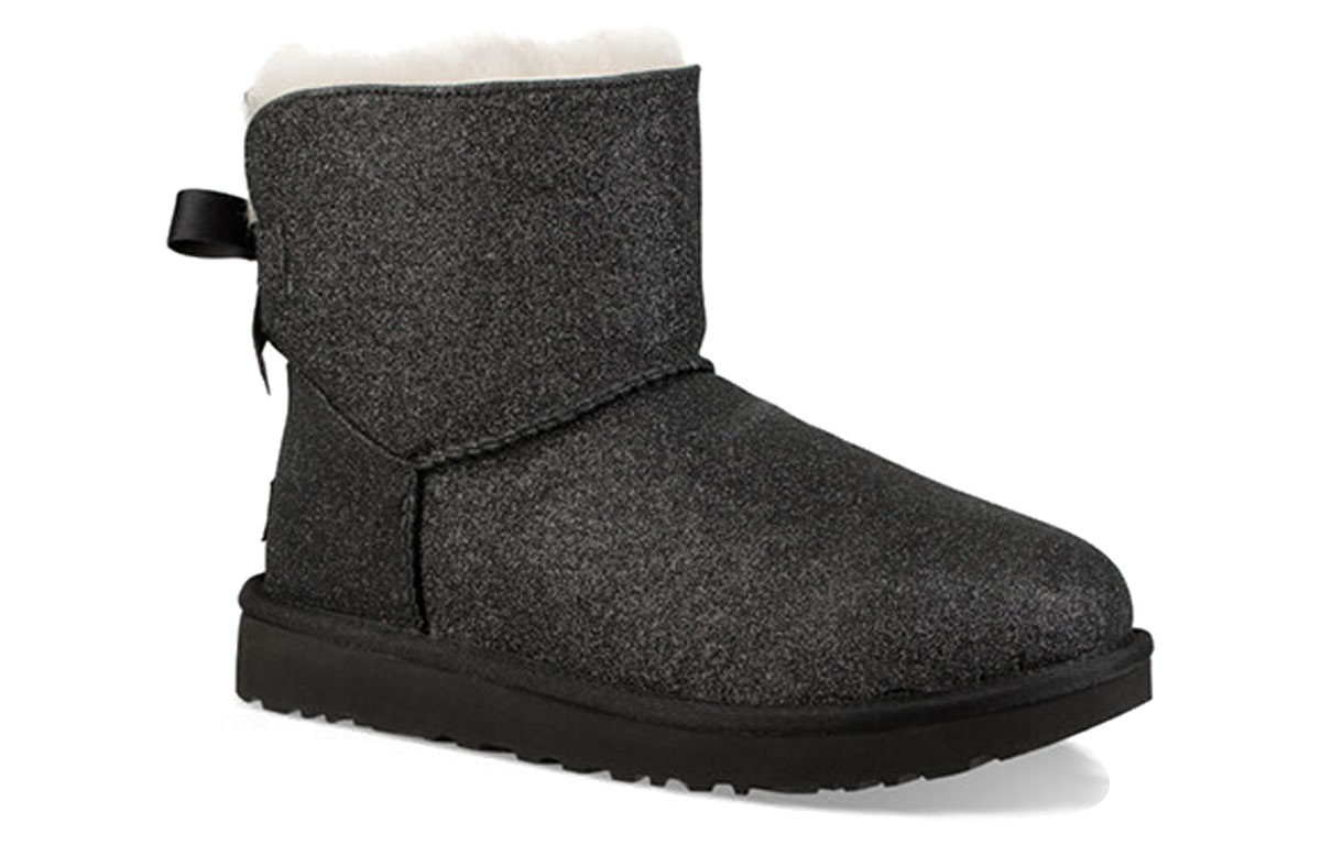 Lookbook (W) UGG Mini Bailey Bow Sparkle 'Hitam' 1100053-BLK