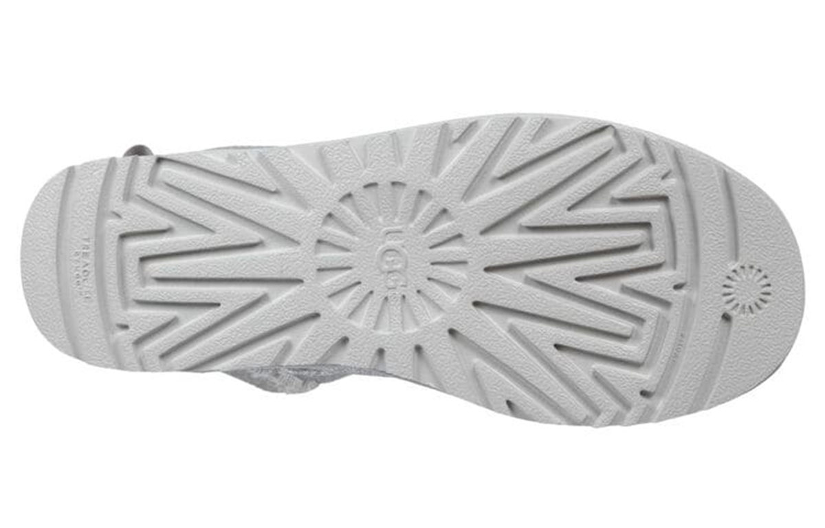 Details for (W) UGG Mini Bailey Bow Paillette ''Argent'' 1100053-SLVR