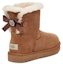 Shop (W) UGG Mini Bailey Brooch Pelapik Bulu Coklat 1119512-CHE