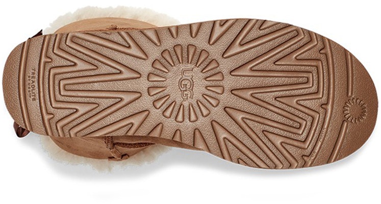 (W) UGG 미니 베일리 브로치 플리스 브라운 (UGG Mini Bailey Brooch Fleece Brown) 1119512-CHE Details for (W) UGG 미니 베일리 브로치 플리스 브라운 (UGG Mini Bailey Brooch Fleece Brown) 1119512-CHE
