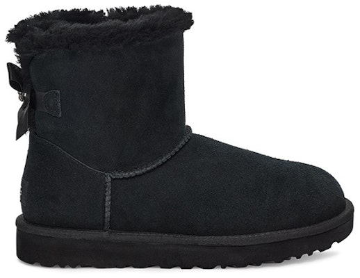 UGG Bailey 牛反絨 迷你貝莉胸針款加絨 短筒 雪地靴 女款 黑色 Order UGG Bailey 牛反絨 迷你貝莉胸針款加絨 短筒 雪地靴 女款 黑色
