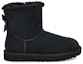 Order (W) UGG Mini Bailey Brooch Berbulu Hitam 1119512-BLK