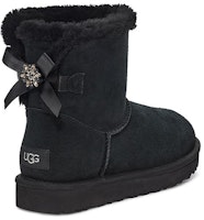 (W) UGG Mini Bailey Brooch Bulu Domba Berlapis Hitam 1119512-BLK Shop (W) UGG Mini Bailey Brooch Bulu Domba Berlapis Hitam 1119512-BLK