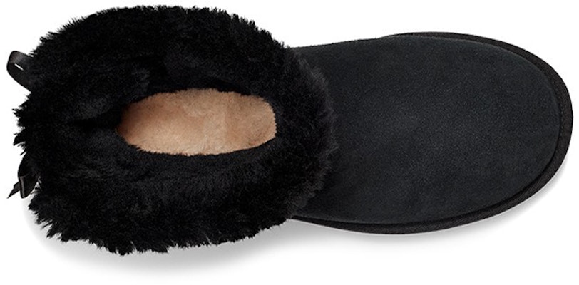 UGG Bailey 牛反絨 迷你貝莉胸針款加絨 短筒 雪地靴 女款 黑色 Purchase UGG Bailey 牛反絨 迷你貝莉胸針款加絨 短筒 雪地靴 女款 黑色