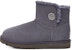 (W) UGG Mini Bailey Snaps 'Ungu Kelabu' 1127352-GRST