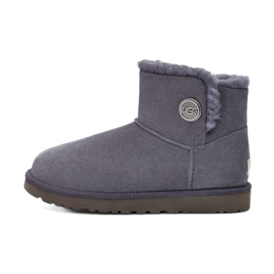 (W) UGG Mini Bailey Snaps 'Purple Grey'