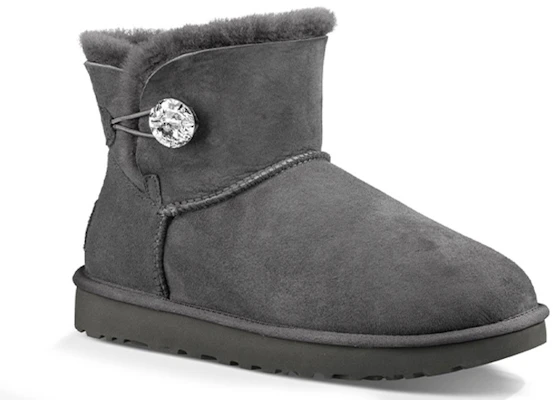 (W) UGGミニベイリーボタン ブリング グレー (UGG Mini Bailey Button Bling Gray) 1016554-GREY Lookbook (W) UGGミニベイリーボタン ブリング グレー (UGG Mini Bailey Button Bling Gray) 1016554-GREY