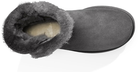 UGG Mini Bailey Button Bling 迷你貝莉鈕扣 水晶款 中筒加絨雪地靴 女款 灰色 Purchase UGG Mini Bailey Button Bling 迷你貝莉鈕扣 水晶款 中筒加絨雪地靴 女款 灰色