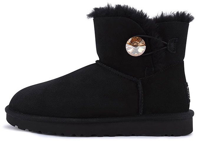 women-ugg-mini-bailey-button-bling-fleece-lined-black-brown-1016554-bgld