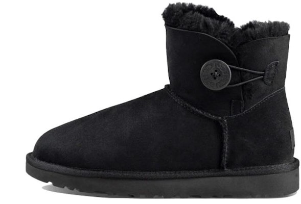 (Women) UGG Mini Bailey Button Boot Black 1016422-BLK Buy (Women) UGG Mini Bailey Button Boot Black 1016422-BLK