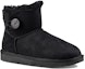 Lookbook (W) UGG Mini Bailey Button Boot Hitam 1016422-BLK