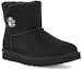 Lookbook (W) UGG Mini Bailey Button Gem Classic Boot 'Hitam' 1119000-BLK