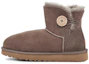 Buy (Women) UGG Mini Bailey Button II 2.0 Snow Boots Brown 1016422-MLE
