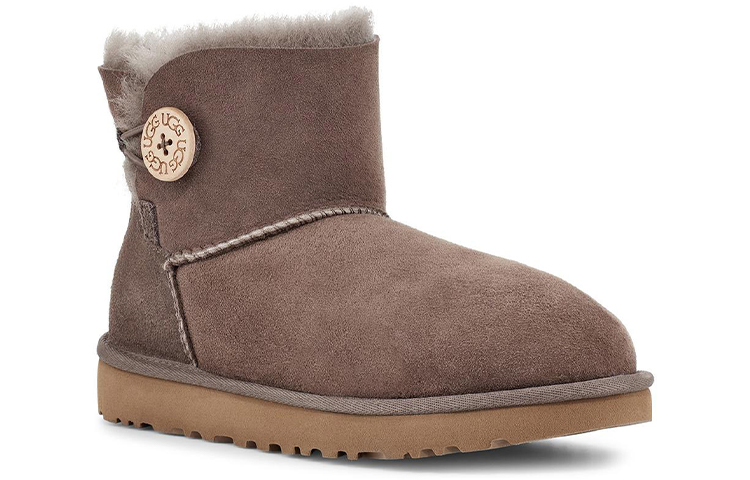 Lookbook (Women) UGG Mini Bailey Button II 2.0 Snow Boots Brown 1016422-MLE