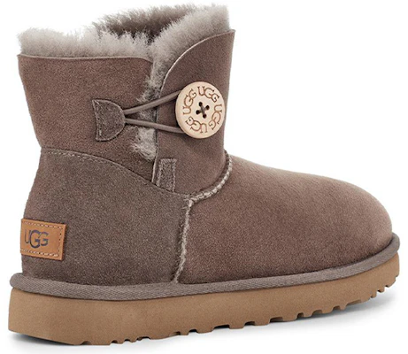 (Women) UGG Mini Bailey Button II 2.0 Snow Boots Brown 1016422-MLE Shop (Women) UGG Mini Bailey Button II 2.0 Snow Boots Brown 1016422-MLE